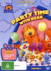 Bear In The Big Blue House Party Time With Bear 2000